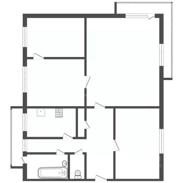 4-к кв. Тульская область, Тула просп. Ленина, 68 (90.0 м) - Фото 2