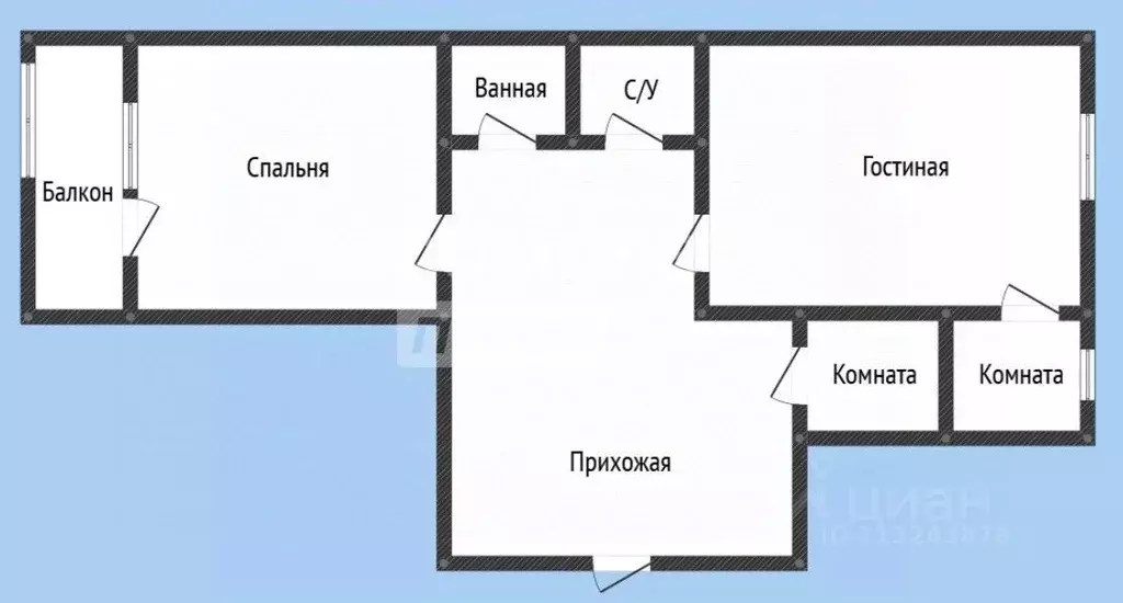 3-к кв. Дагестан, Махачкала ул. Эльзы Ибрагимовой, 5к12 (84.0 м) - Фото 2