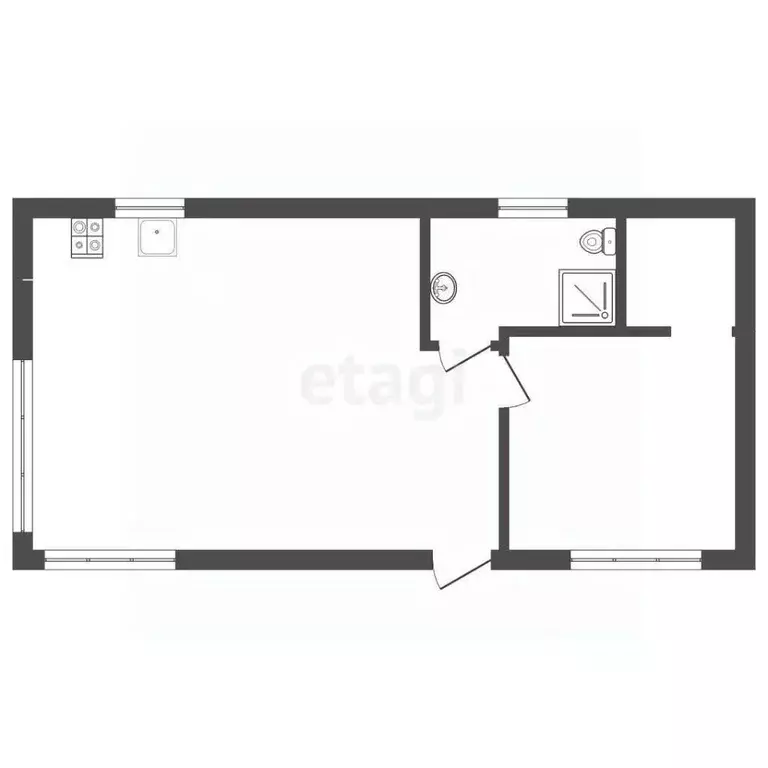 Дом в Крым, Феодосия муниципальный округ, Орджоникидзе пгт, Волна СНТ  ... - Фото 2