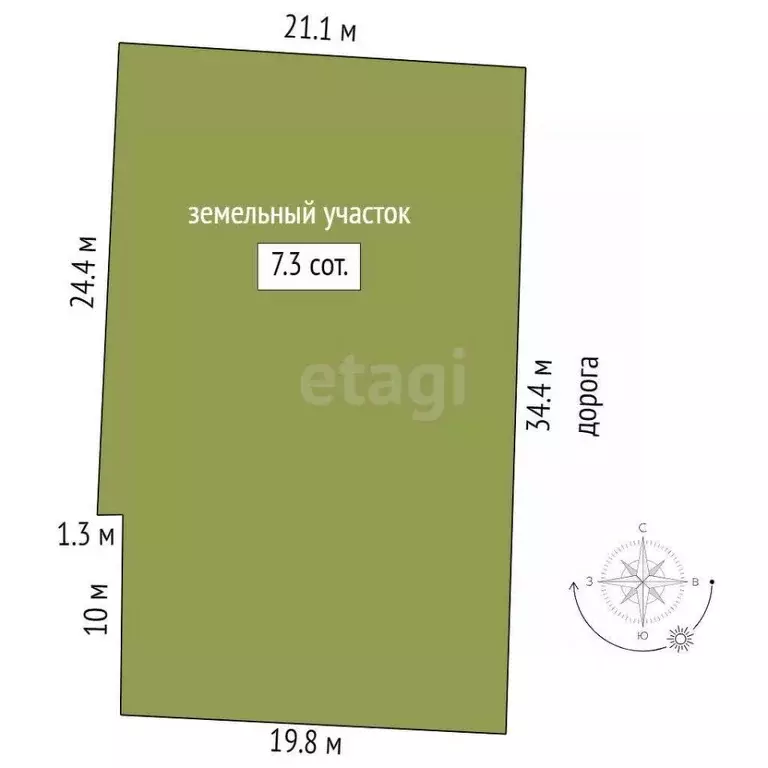 Участок в Тюменская область, Нижнетавдинский муниципальный округ, ... - Фото 2