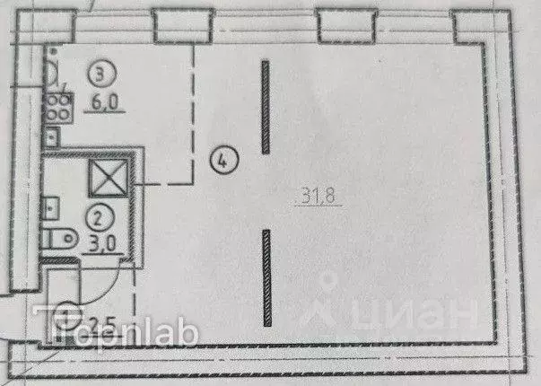 Офис в Красноярский край, Красноярск ул. Партизана Железняка, 9А (42 ... - Фото 2