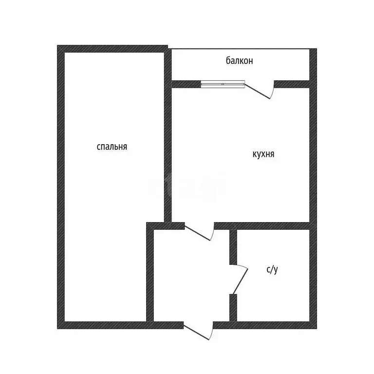 1-комнатная квартира: посёлок Берёзовый, улица имени Туполева А.Н., 5 ... - Фото 1