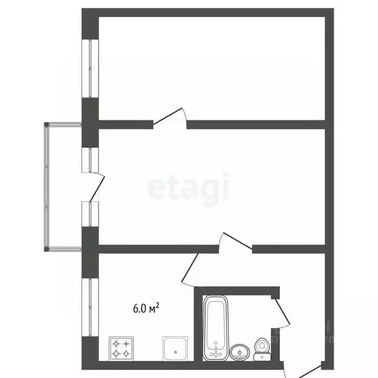 2-к кв. Ярославская область, Ярославль Автозаводская ул., 95 (44.6 м) - Фото 2