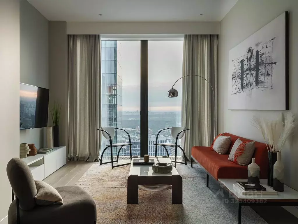 2-к кв. Москва 1-й Красногвардейский проезд, 22с2 (73.0 м) - Фото 1