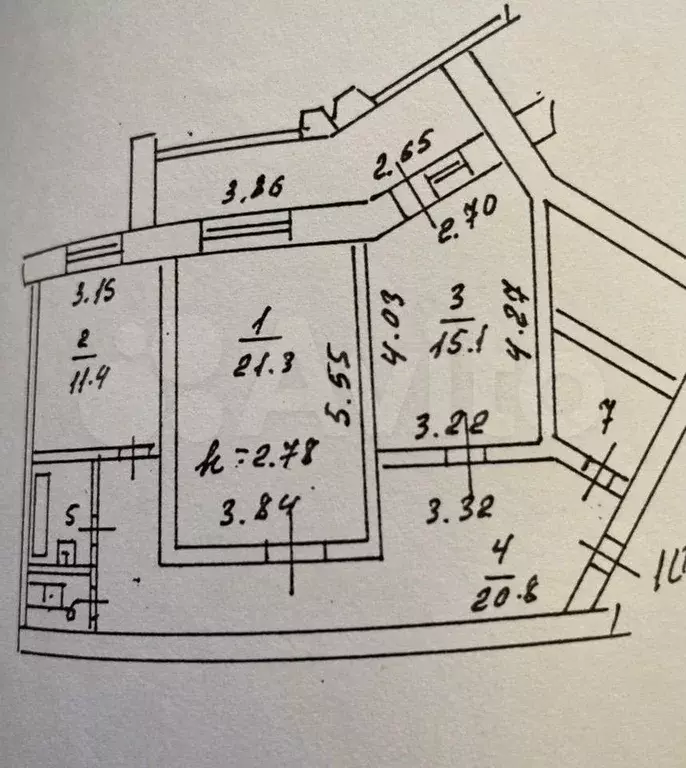 2-к. квартира, 77 м, 9/9 эт. - Фото 0