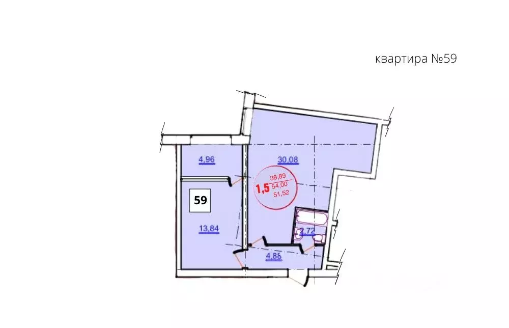 1-к кв. Удмуртия, Ижевск ул. Халтурина, 155 (50.6 м) - Фото 0