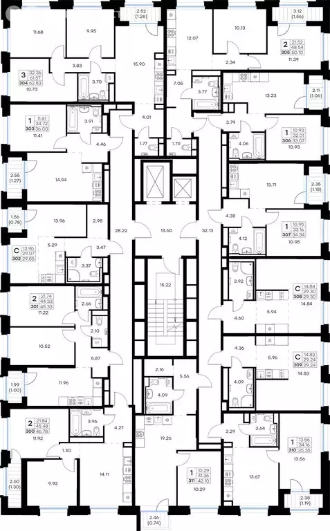 Квартира-студия: Мурманск, территория Долина Уюта (29.3 м) - Фото 2