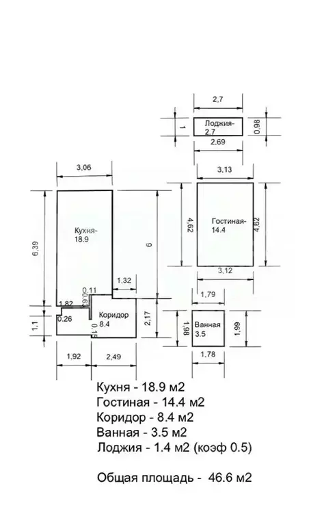 1-к кв. Башкортостан, Уфа просп. Октября, 107Б (45.3 м) - Фото 1