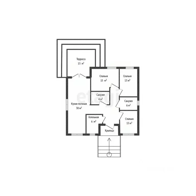 Дом в Адыгея, Майкоп городской округ, Гавердовский хут. ул. Шевченко ... - Фото 2