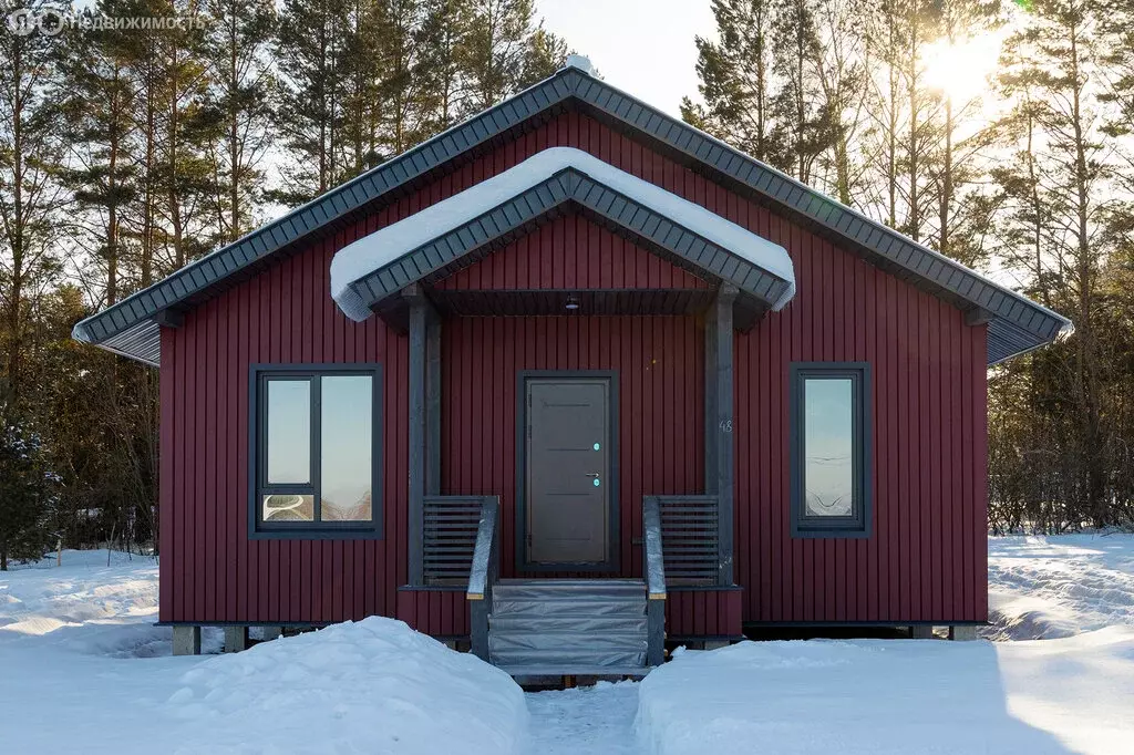 Дом в Завьяловский район, починок Мирный, Грибная улица, 12 (87 м) - Фото 2