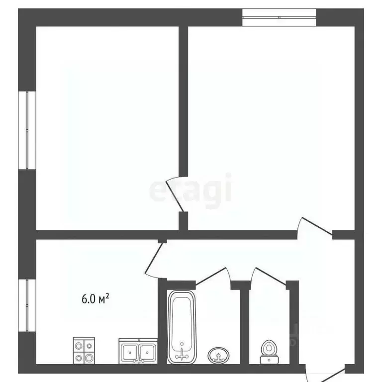 2-к кв. Московская область, Воскресенск Фетровой фабрики мкр, ул. ... - Фото 1