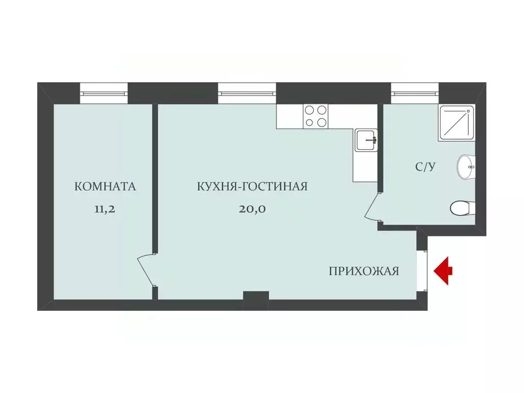 2-к кв. Волгоградская область, Волгоград Баррикадная ул., 22 (45.0 м) - Фото 1