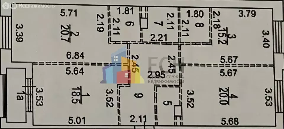 4-комнатная квартира: Москва, Винницкая улица, 8к4 (103 м) - Фото 1