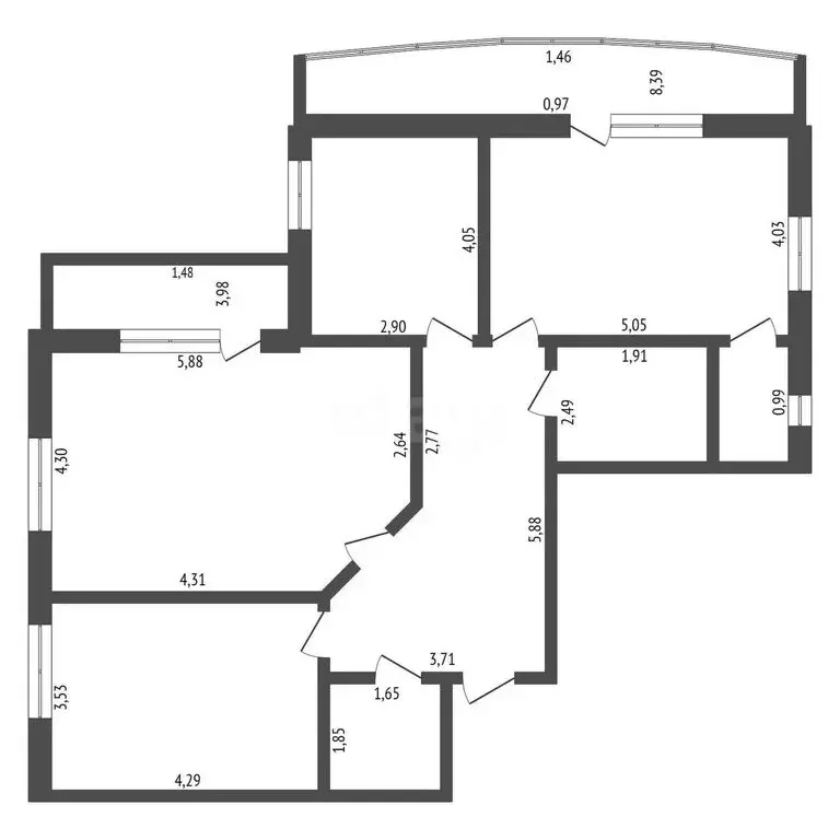 3-комнатная квартира: Благовещенск, Зейская улица, 222 (96.7 м) - Фото 0