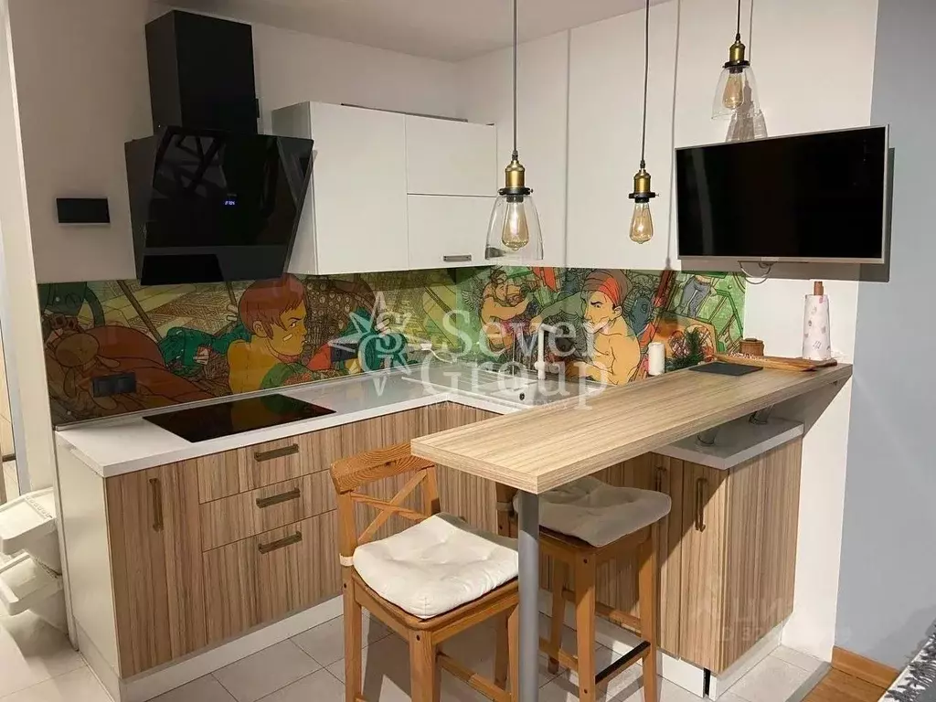 Студия Санкт-Петербург ул. Шкапина, 9-11 (32.0 м) - Фото 1