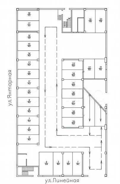 Машиноместо, 14м - Фото 0