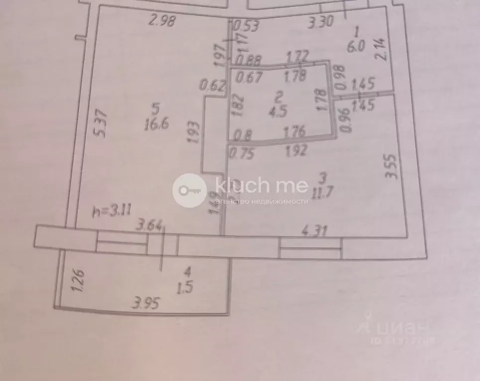 1-к кв. Татарстан, Казань Чистопольская ул., 40 (40.3 м) - Фото 2