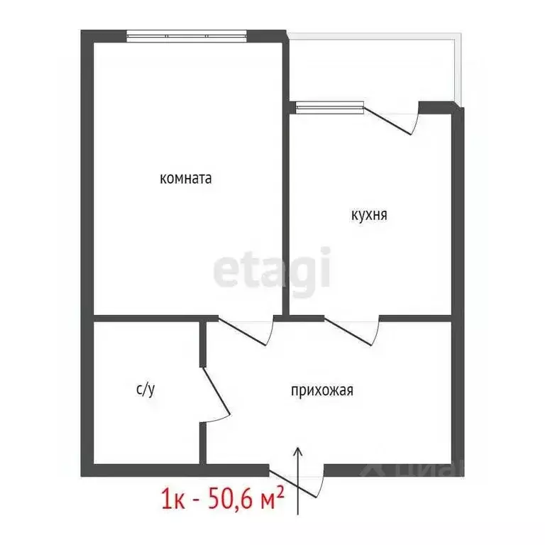 1-к кв. Свердловская область, Березовский ул. Исакова, 7А (50.6 м) - Фото 2