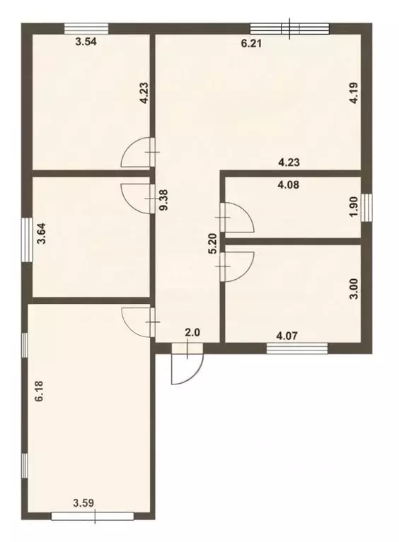 Дом в Оренбургская область, Бузулук просп. Уральский (110 м) - Фото 2