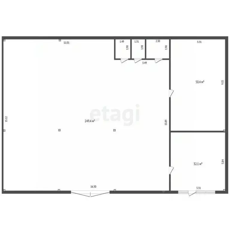 Помещение свободного назначения в Тюменская область, Тюмень ул. ... - Фото 2