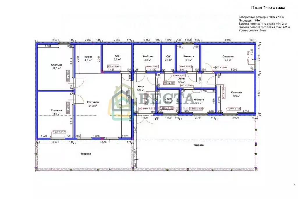 Дом в Ленинградская область, Приозерский район, Сосновское с/пос, ... - Фото 2