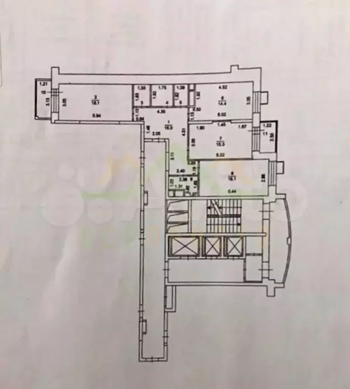 Доля в 3-к. квартире, 90,6 м, 6/25 эт. - Фото 0