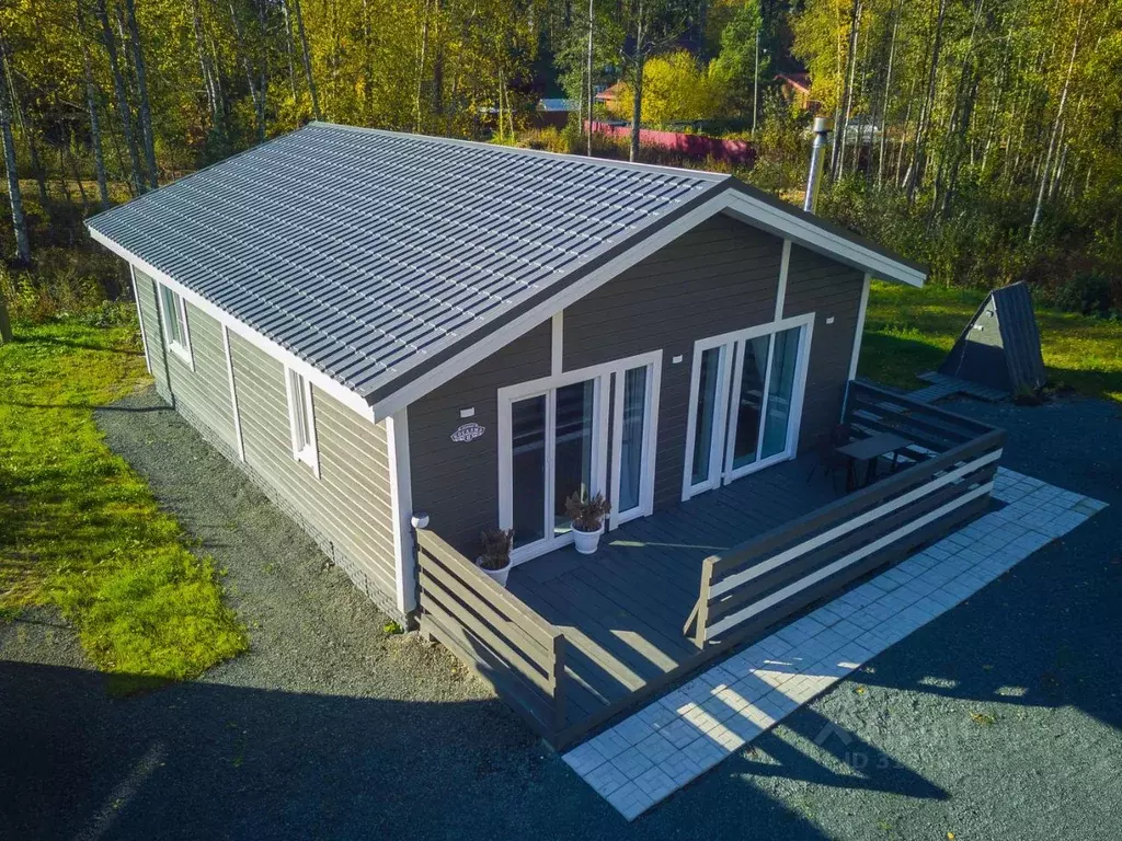 Дом в Карелия, Прионежский район, Шуйское с/пос, д. Косалма  (86 м) - Фото 1