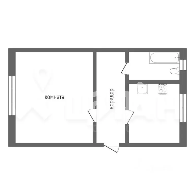 1-к кв. Ярославская область, Ярославль Северный жилрайон, 1-й мкр, ... - Фото 2