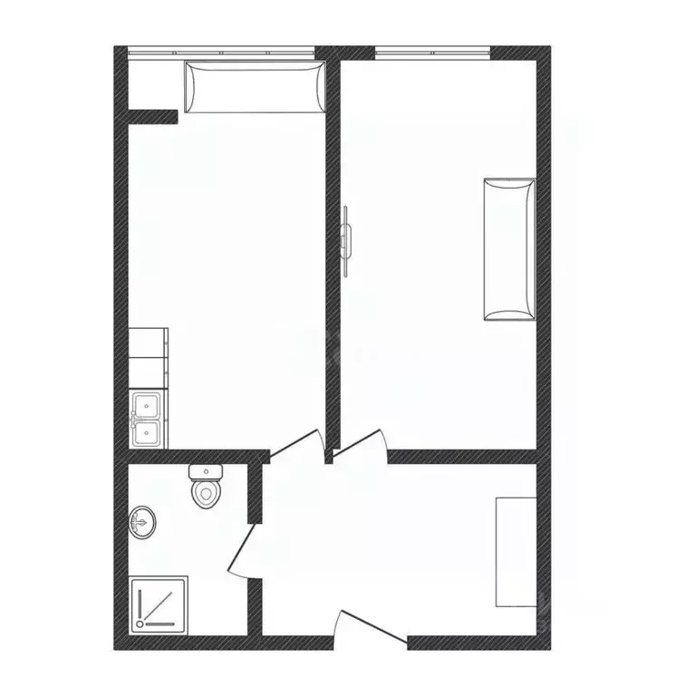 1-к кв. Белгородская область, Белгород ул. Есенина, 9к4 (48.0 м) - Фото 2