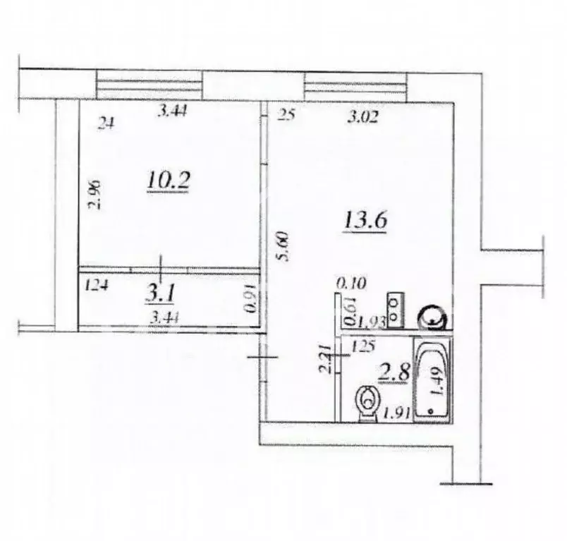1-к кв. Самарская область, Самара Нагорная ул., 13 (29.7 м) - Фото 2