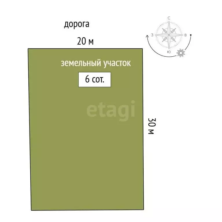 Участок в село Шалушка, улица Ленина (6 м) - Фото 1