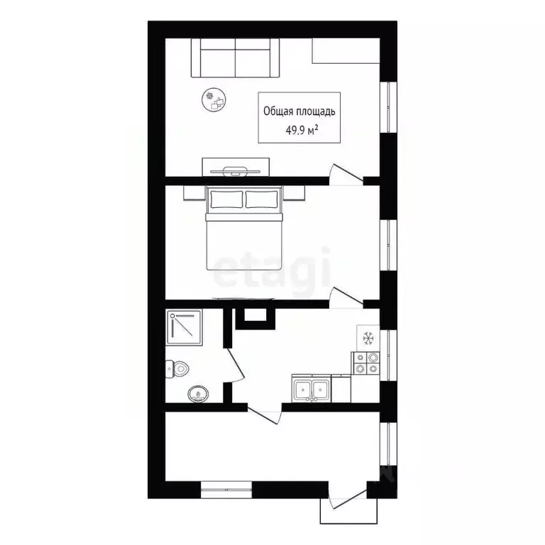 Дом в Алтай, Горно-Алтайск ул. Алагызова, 1 (50 м) - Фото 2