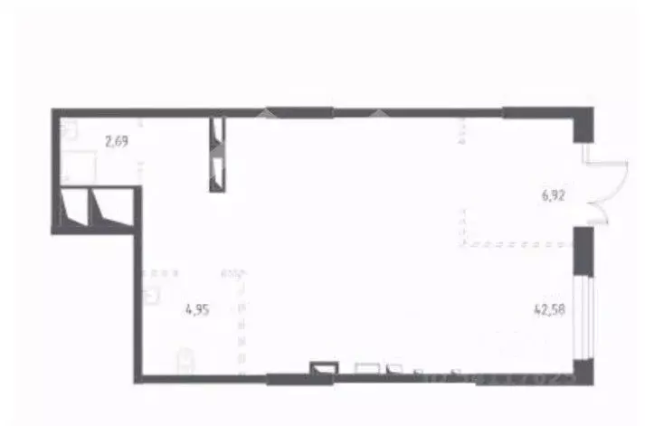 Торговая площадь в Москва пер. Любучанский, 1к3 (70 м) - Фото 2