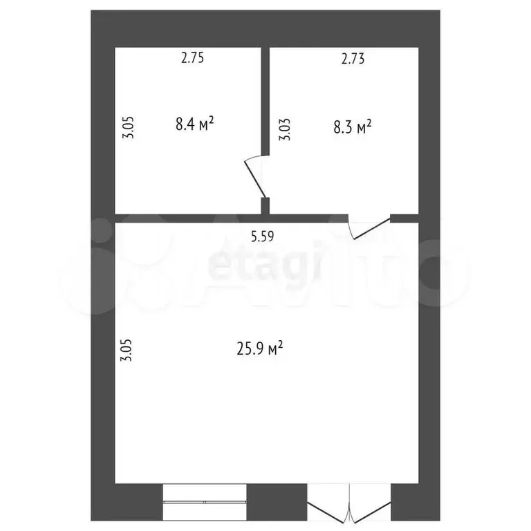 Продам офисное помещение, 42.6 м - Фото 1