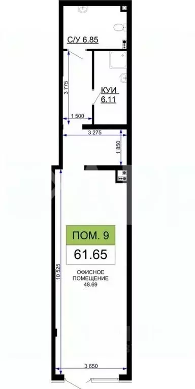 Помещение свободного назначения в Краснодарский край, Краснодар ... - Фото 2