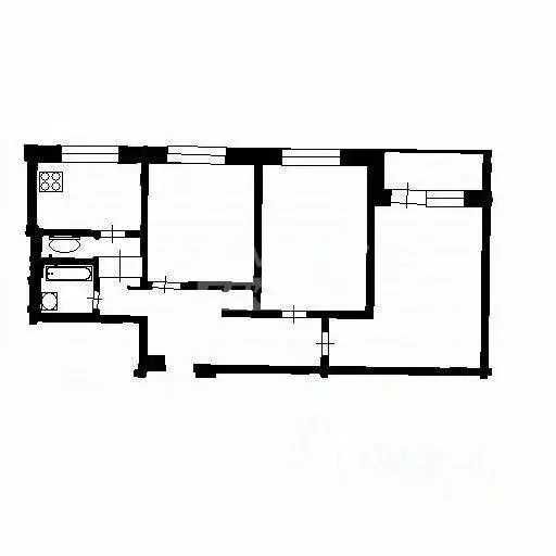 3-к кв. Москва Ленинский просп., 3 (60.0 м) - Фото 2