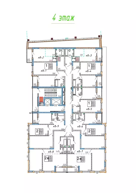 1-к кв. Воронежская область, Воронеж ул. Ленина, 58 (39.92 м) - Фото 2