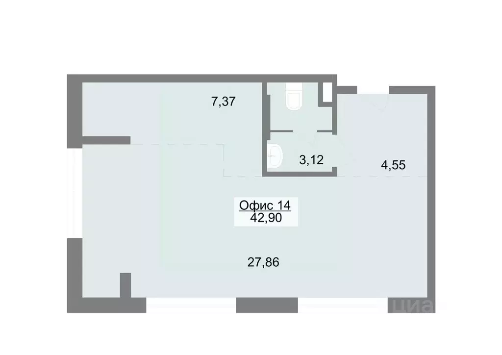 Офис в Свердловская область, Екатеринбург ул. Краснофлотцев, 40 (43 м) - Фото 1