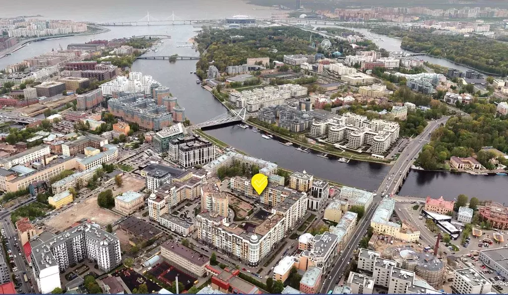 3-к кв. Санкт-Петербург ул. Глухая Зеленина, 6 (114.0 м) - Фото 1