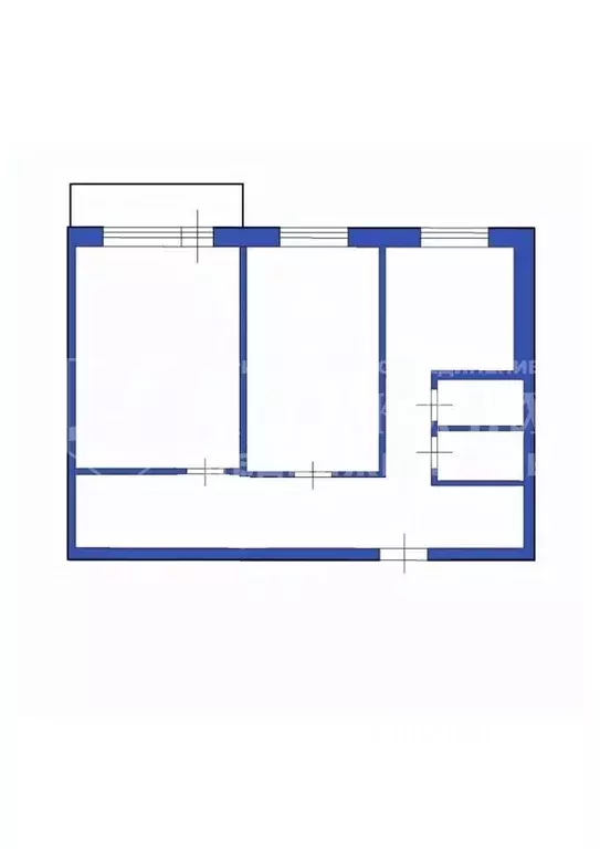 2-к кв. Кемеровская область, Юрга Фестивальная ул., 18к1 (48.4 м) - Фото 2