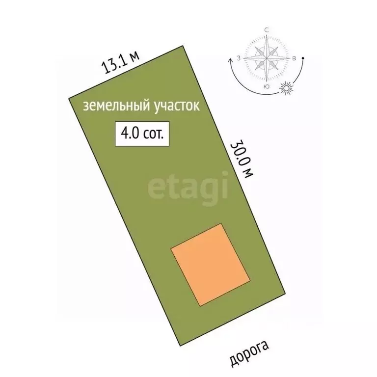 Дом в Омская область, Омск Строитель СНТ, 622 (34 м) - Фото 0