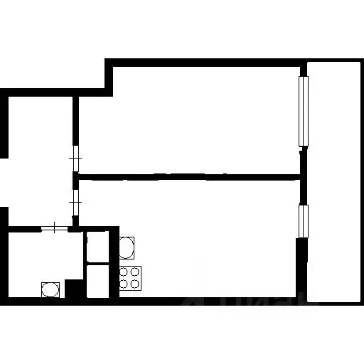1-к кв. Санкт-Петербург Политехническая ул., 6 (40.0 м) - Фото 2