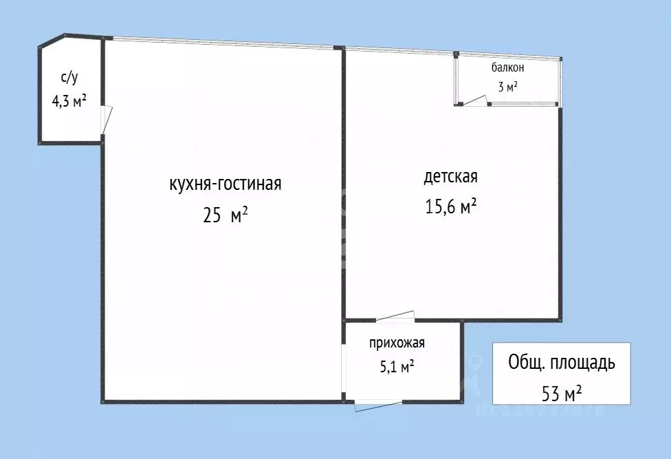 2-к кв. Дагестан, Махачкала просп. Амет-Хана Султана, 40 (53.0 м) - Фото 2