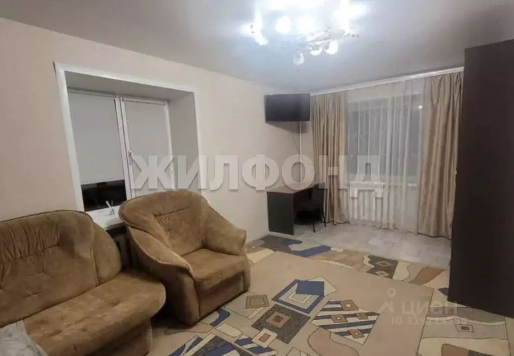 1-к кв. Алтайский край, Барнаул ул. Никитина, 59 (31.1 м) - Фото 1