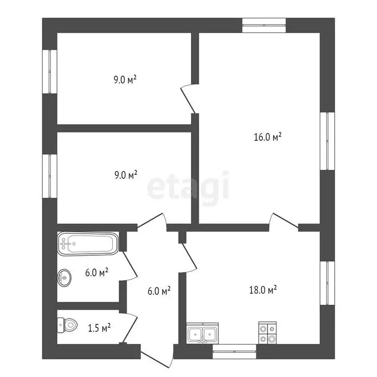 Дом в Феодосия, Адмиральский бульвар, 39 (69 м) - Фото 1