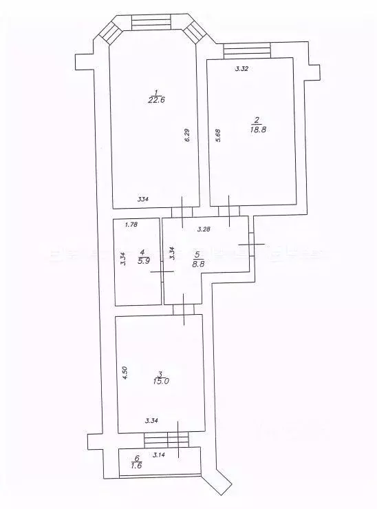 2-к кв. Татарстан, Казань Гвардейская ул., 14 (72.4 м) - Фото 2