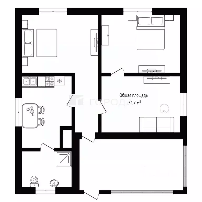 Дом в Алтайский край, Волчихинский район, Волчихинский сельсовет, с. ... - Фото 2