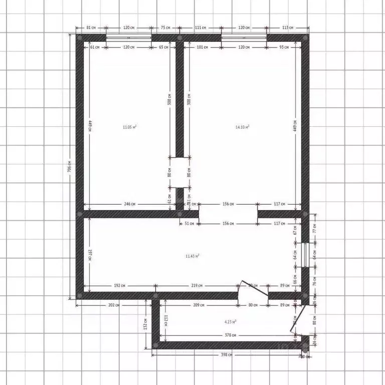 Дом в Курганская область, Целинный муниципальный округ, с. Рачеевка ... - Фото 2
