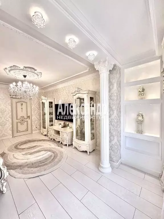 2-к кв. Санкт-Петербург Кременчугская ул., 9К1 (74.1 м) - Фото 2