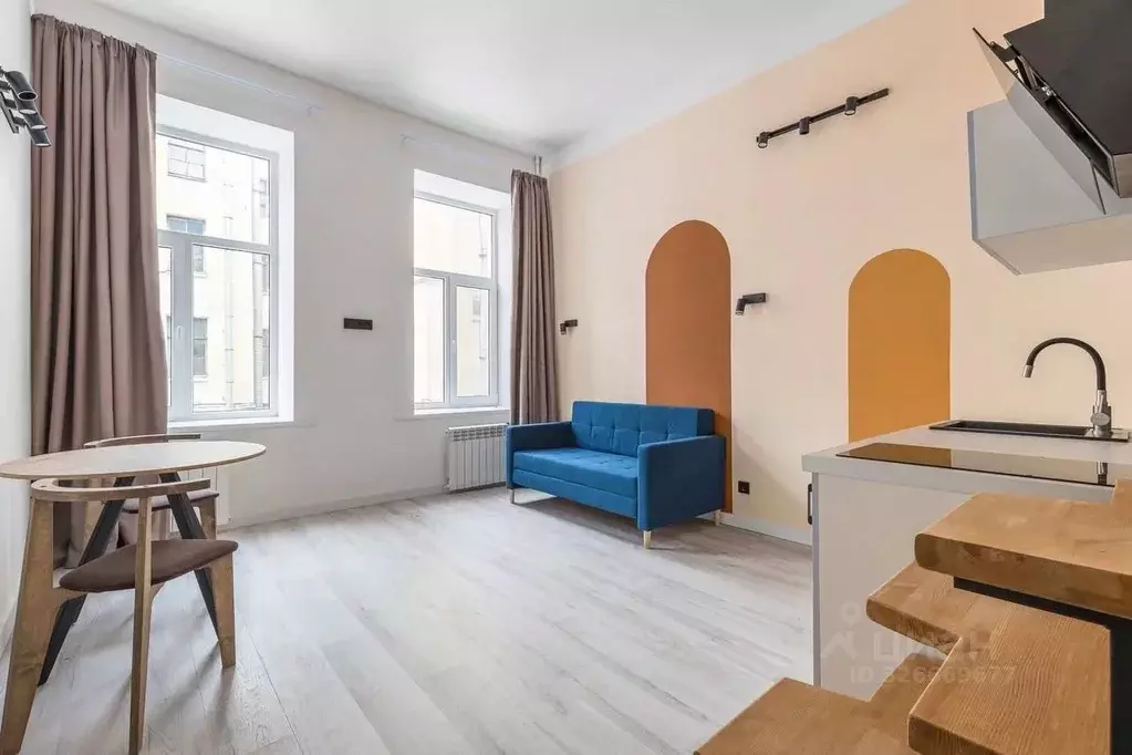 Студия Санкт-Петербург 5-я Советская ул., 24/13 (24.5 м) - Фото 1